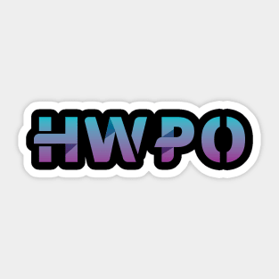 HWPO Glow Up Sticker